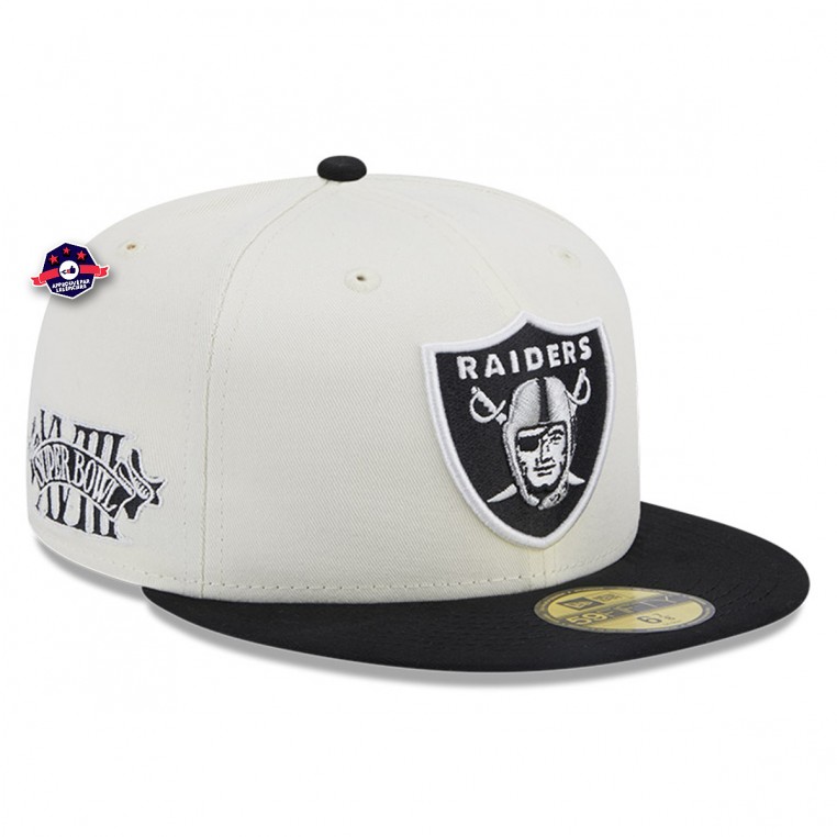 NEW ERA Las Vegas Raiders team flag cuff beanie hat [black]
