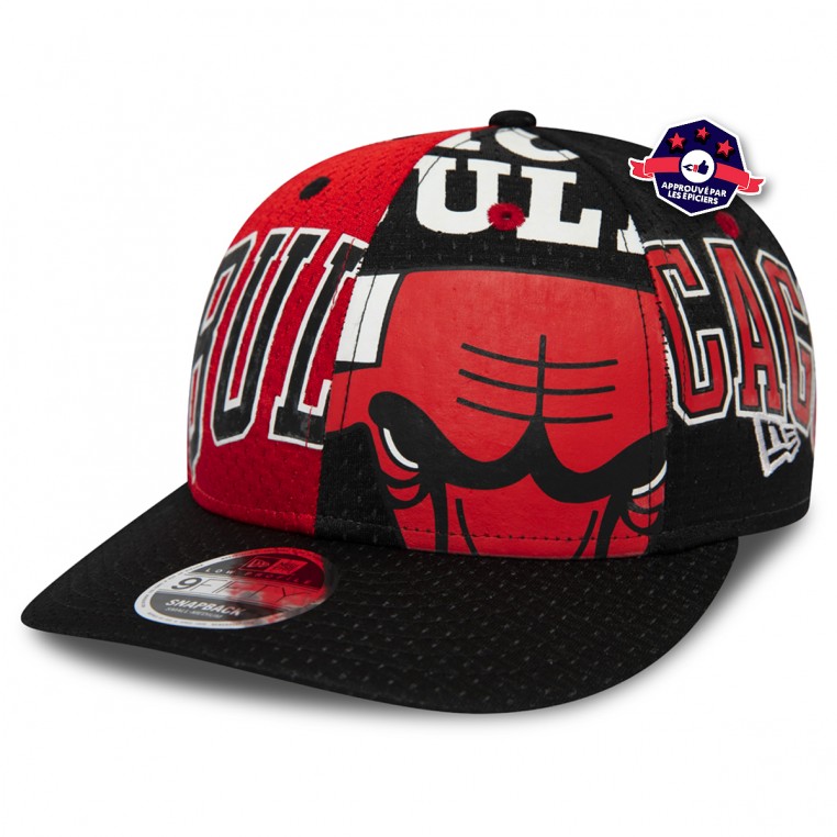 Chicago Bulls NBA Team Mesh New Era snapback 9fifty red cap