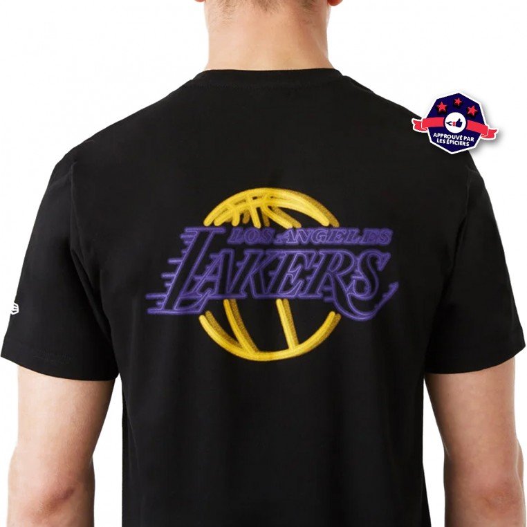 T-shirt New Era Los Angeles Lakers NBA Team Logo Mesh Oversized T