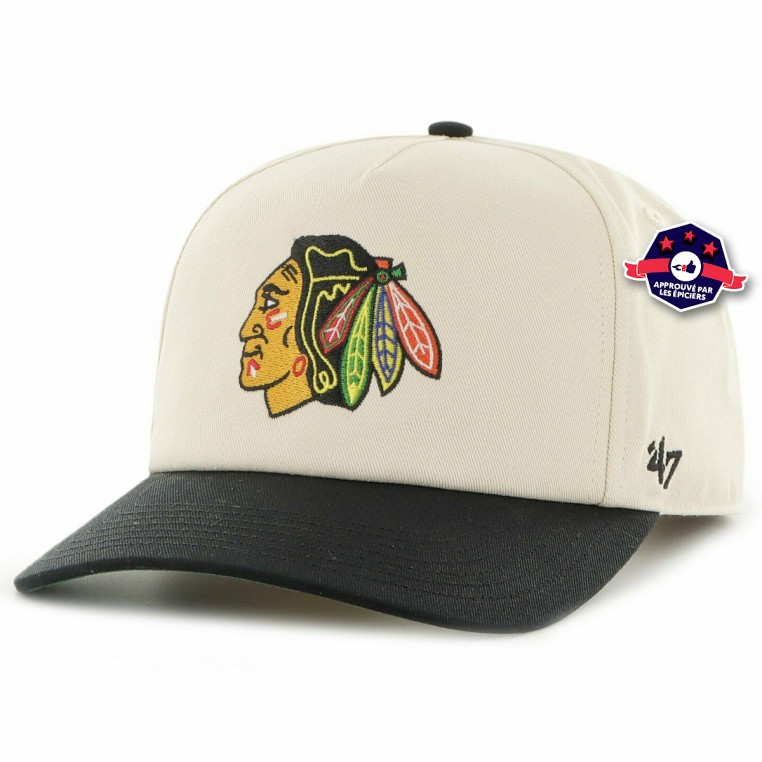 47Brand Boston Bruins White Crosstown Pop Captain Snapback Hat