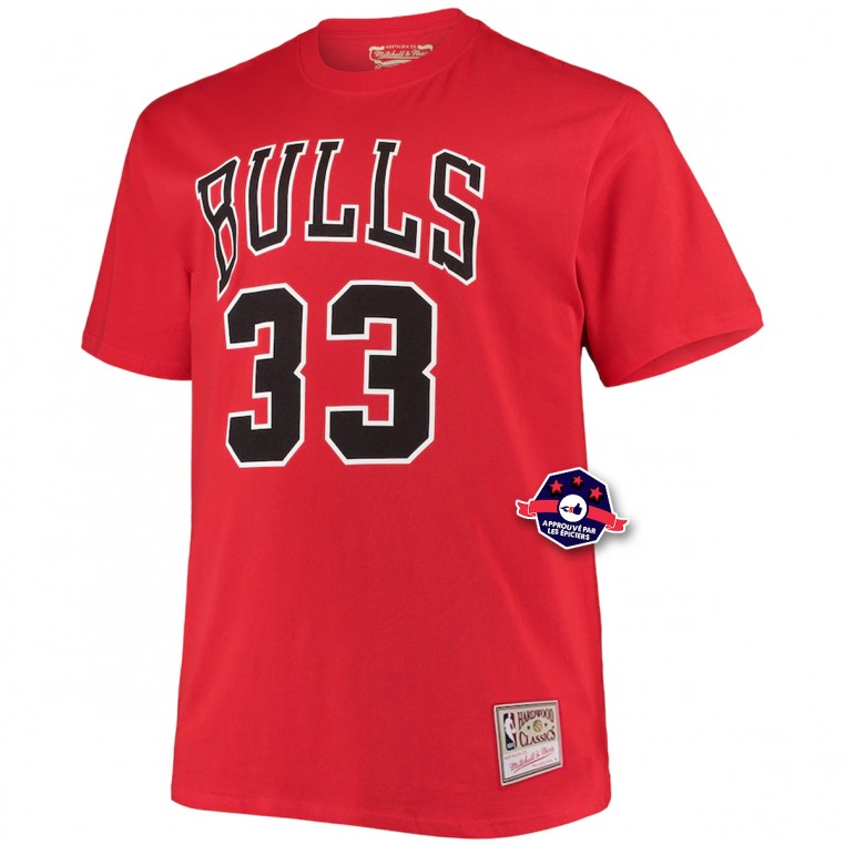 Scottie Pippen 33 Chicago Bulls Mitchell & Ness HWC T-Shirt